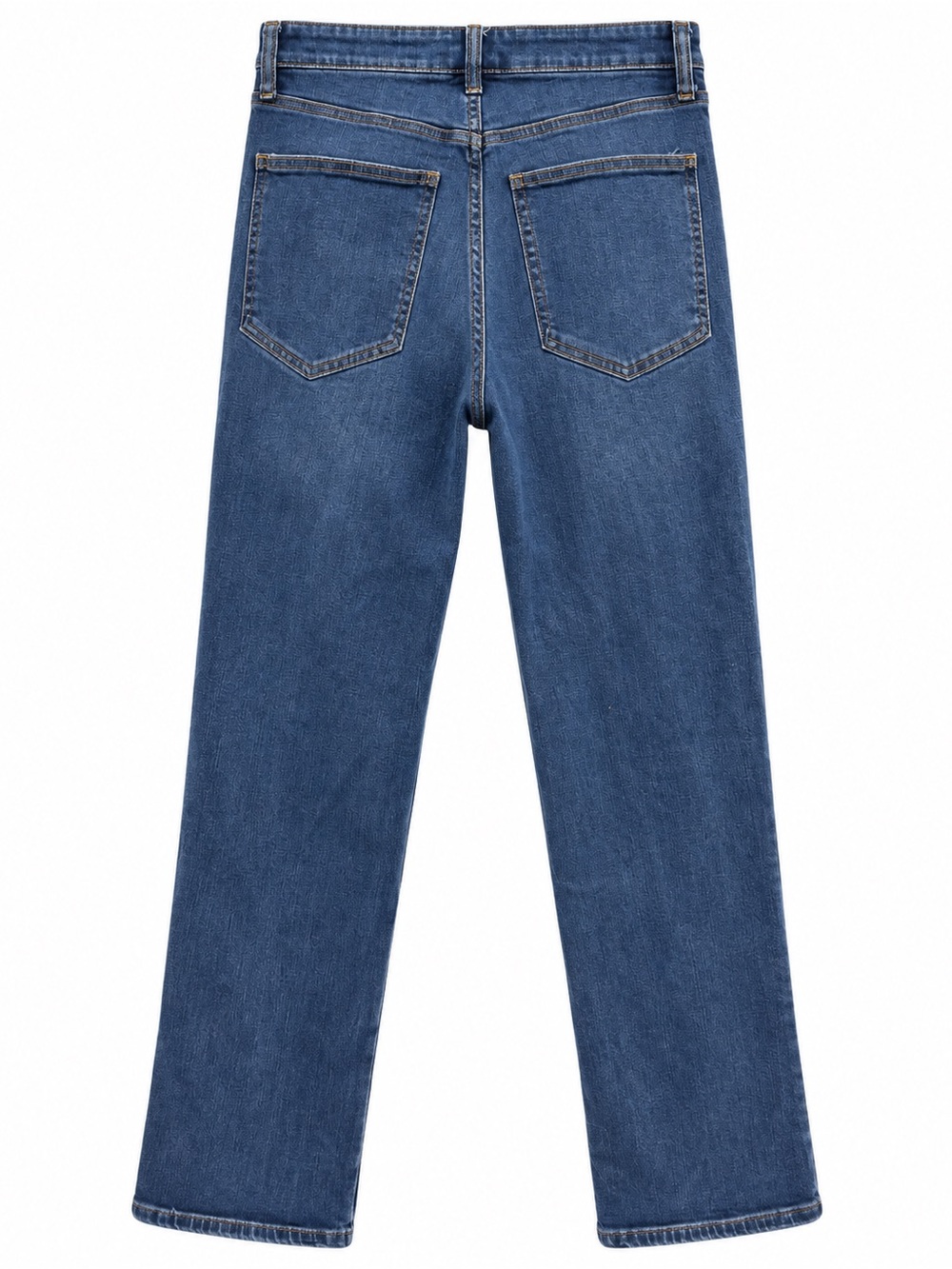 Universal Thread Women's Straight-Leg Denim Jeans in Medium Blue - Picture 2 of 3